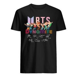 Bts Chibi Band Music Dynamite Signatures Shirt